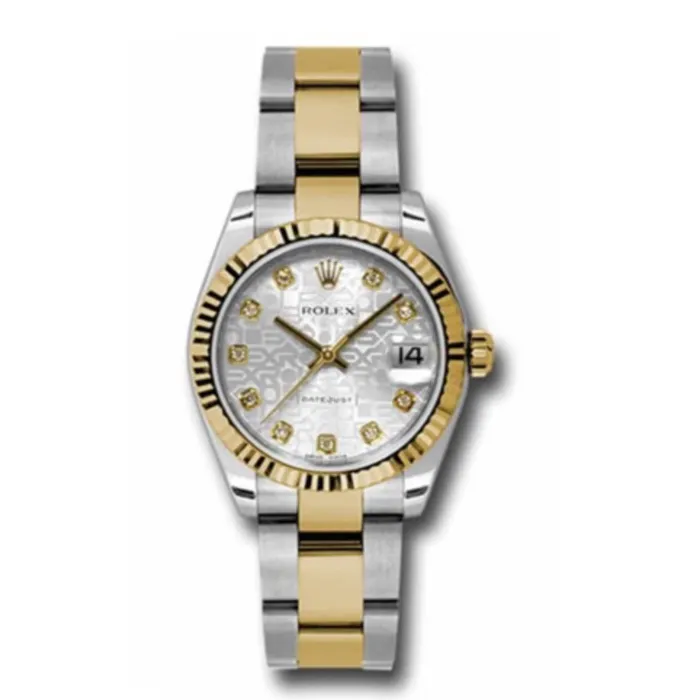 Rolex Bracelets Rolex Datejust 31mm Ref 178273 sjdo Silver Jubilee Dial Two Tone Stainless Steel 18K Yellow Gold Oyster Bracelet Womens Watch Rolex Bracelets Rolex Datejust 31mm Ref 178273 sjdo Silver Jubilee Dial Two Tone Stainless Steel 18K Yellow Gold Oyster Bracelet Womens Watch