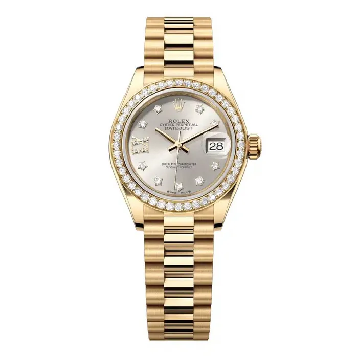 Rolex Bracelets Rolex Lady Datejust 28mm Ref 279138rbr0001 Silver Dial 18K Yellow Gold President Bracelet Womens Watch Rolex Bracelets Rolex Lady Datejust 28mm Ref 279138rbr0001 Silver Dial 18K Yellow Gold President Bracelet Womens Watch