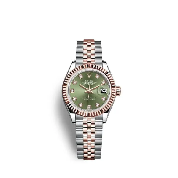 Rolex Bracelets Rolex LadyDatejust 28mm Ref 2791710007 Olive Green Diamond Dial Two Tone Stainless Steel 18K Rose Gold Jubilee Bracelet Womens Watch Rolex Bracelets Rolex LadyDatejust 28mm Ref 2791710007 Olive Green Diamond Dial Two Tone Stainless Steel 18K Rose Gold Jubilee Bracelet Womens Watch