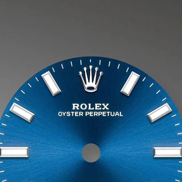 Rolex Oyster Perpetual 28mm Ref 2762000003 Bright Blue Stick Dial Stainless Steel Oyster Bracelet Womens Watch Rolex Bracelets