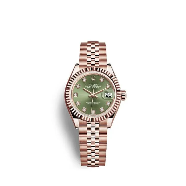 Rolex Rolex Lady Datejust 28mm Ref 2791750013 Green Dial 18K Rose Gold Jubilee Bracelet Womens Watch Bracelets Rolex Rolex Lady Datejust 28mm Ref 2791750013 Green Dial 18K Rose Gold Jubilee Bracelet Womens Watch Bracelets
