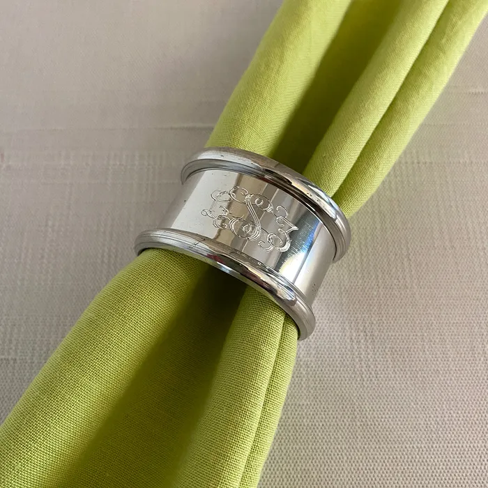 Salisbury Rings Pewter Napkin Ring