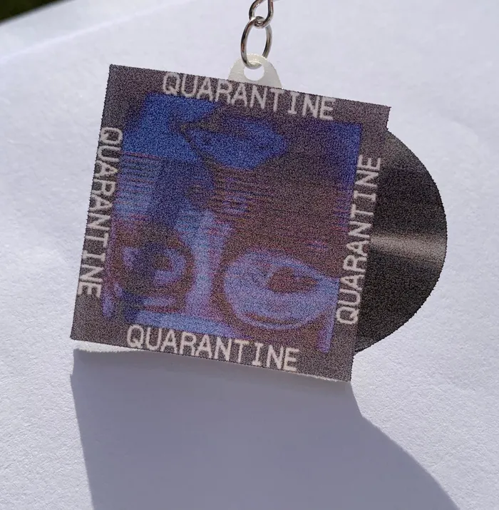 Sam Makes Things Earrings Bea Miller Collection of Vinyl Album Handmade Earrings