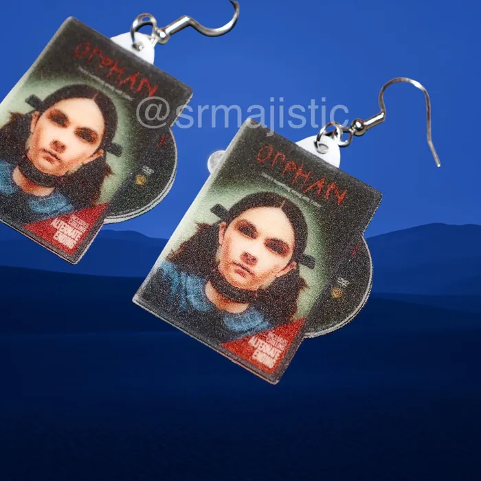 Sam Makes Things Earrings Orphan 2009 DVD 2D detailed Handmade Earrings