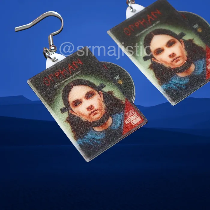 Sam Makes Things Earrings Orphan 2009 DVD 2D detailed Handmade Earrings