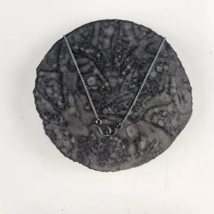 Sarah Richardson Jewelry Necklaces Medium Cloud Necklace in Vermeil and Oxidized Silver