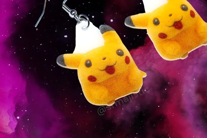Silly Pikachu Cursed Funny Pokmon Character Handmade Earrings Sam Makes Things Earrings Silly Pikachu Cursed Funny Pokmon Character Handmade Earrings Sam Makes Things Earrings