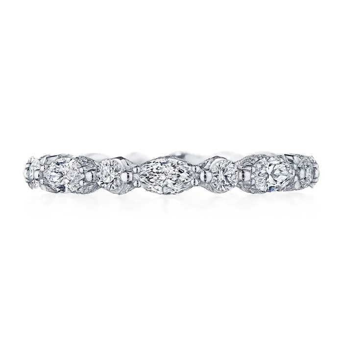 Tacori MEIEROTTO EXCLUSIVE Diamond Platinum Wedding Band Ring Tacori Rings