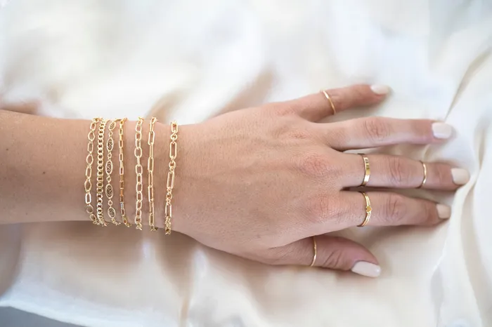 TheRoseGypsy Gold Filled Rectangle Bracelet Bracelets