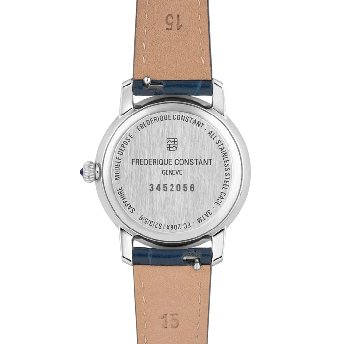Watches Frederique Constant Frederique Constant Slimline Ladies Moonphase Watch Watches Frederique Constant Frederique Constant Slimline Ladies Moonphase Watch