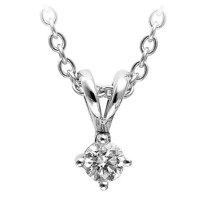 075 Carats Solitaire Round Natural Earth Mined Diamond Pendant Necklace 14K White Gold GB Necklaces 075 Carats Solitaire Round Natural Earth Mined Diamond Pendant Necklace 14K White Gold GB Necklaces