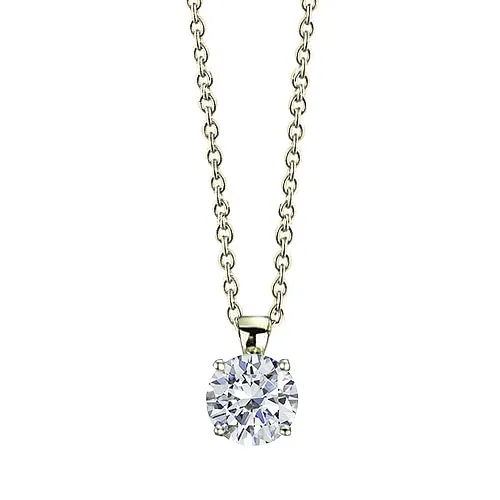 1 Carat Round Real Natural Earth Mined Diamond Pendant Four Prong Setting Yellow Gold Jewelry GB Necklaces 1 Carat Round Real Natural Earth Mined Diamond Pendant Four Prong Setting Yellow Gold Jewelry GB Necklaces
