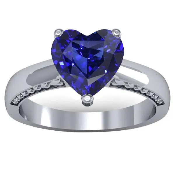 250 Carats Solitaire Ceylon Sapphire Ring Prong Set White Gold HarryChadEntcom Rings 250 Carats Solitaire Ceylon Sapphire Ring Prong Set White Gold HarryChadEntcom Rings