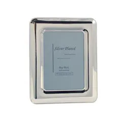 Bey Berk Silver Plated 8X10 Picture Frame With Easel Back Bey Berk Rings