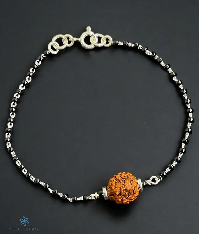 Bharati Bracelets The Elisa Silver Rudraksha Mangalsutra Bracelet