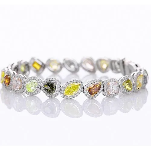Bracelets GB Multi Shaped Colored Sapphire Tennis Bracelet 2860 Carats Jewelry Bracelets GB Multi Shaped Colored Sapphire Tennis Bracelet 2860 Carats Jewelry