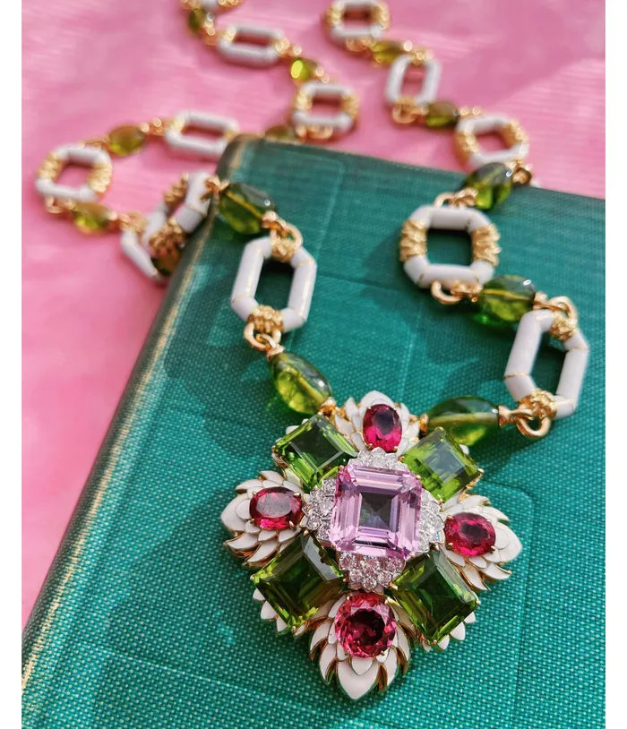 David Webb Workshop Necklaces Heraldic Necklace David Webb Workshop Necklaces Heraldic Necklace