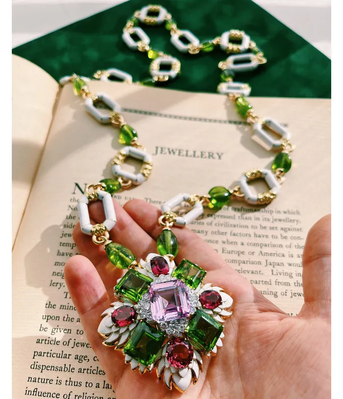 David Webb Workshop Necklaces Heraldic Necklace David Webb Workshop Necklaces Heraldic Necklace