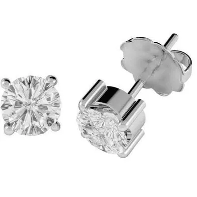 Earrings GB Sparkling F Vs1 Round 450 Ct Natural Earth Mined Diamonds Women Studs Earrings Gold Earrings GB Sparkling F Vs1 Round 450 Ct Natural Earth Mined Diamonds Women Studs Earrings Gold
