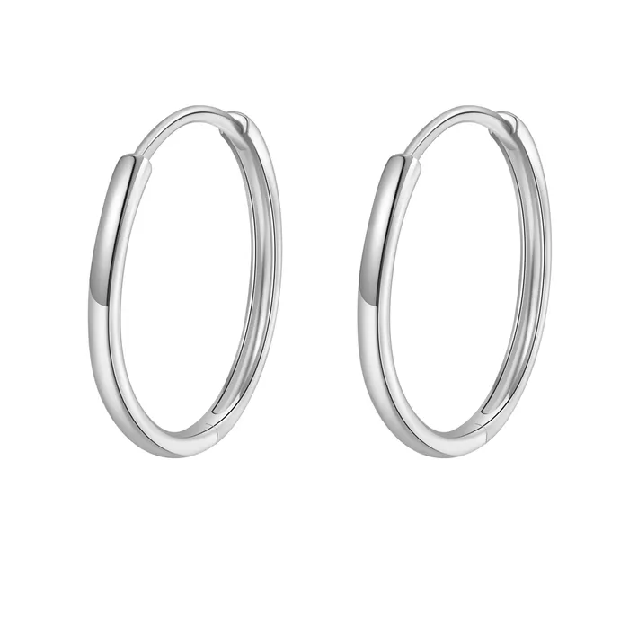 Earrings Hey Happiness Flare Hoop Earrings 14K Earrings Hey Happiness Flare Hoop Earrings 14K