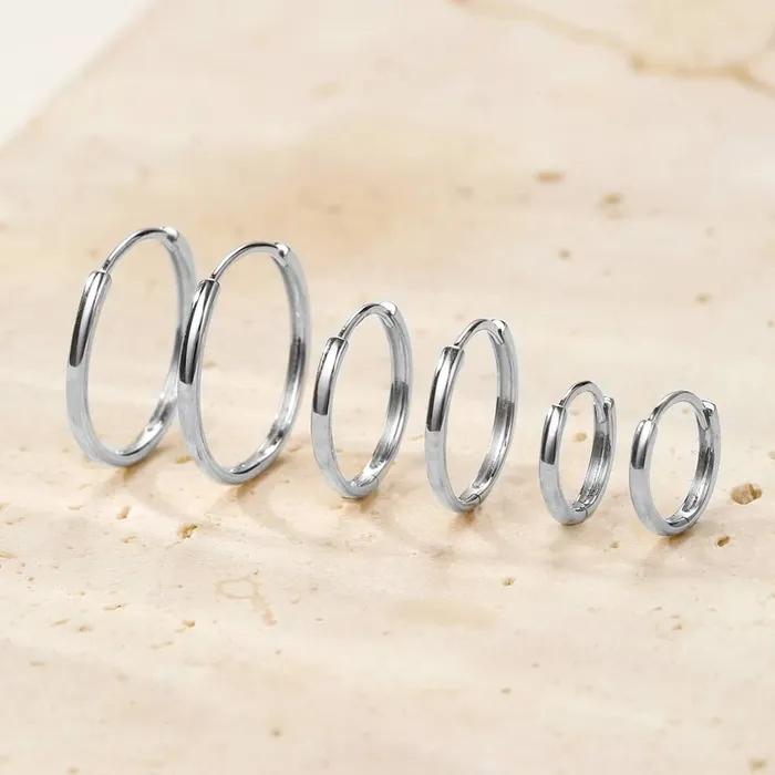 Earrings Hey Happiness Flare Hoop Earrings 14K Earrings Hey Happiness Flare Hoop Earrings 14K