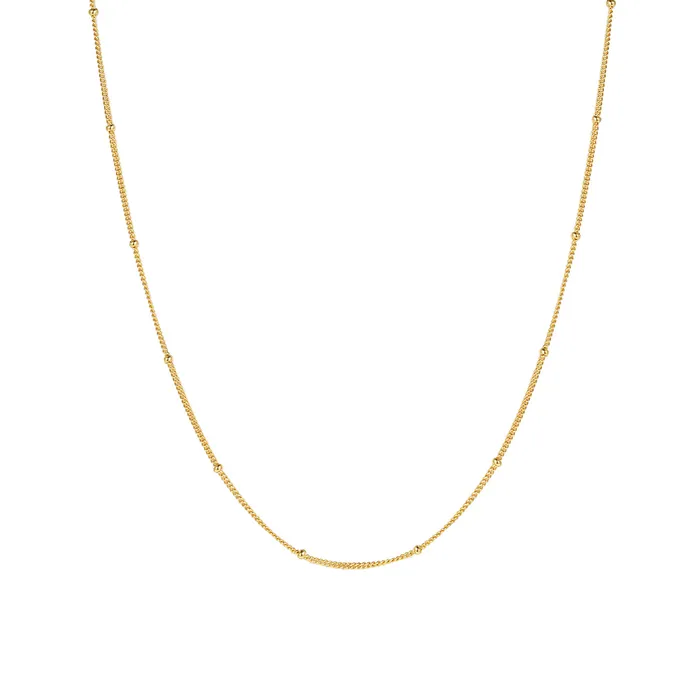 Fine Bobble Chain Necklace Sterling Silver Hey Happiness Necklaces