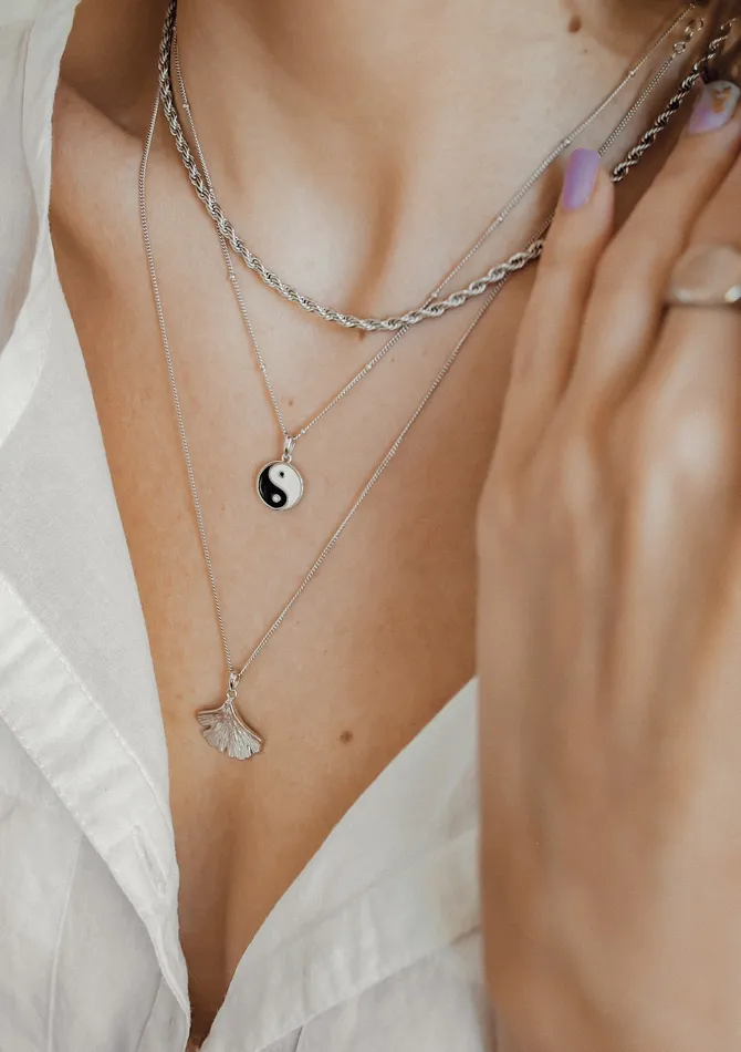 Fine Bobble Chain Necklace Sterling Silver Hey Happiness Necklaces Fine Bobble Chain Necklace Sterling Silver Hey Happiness Necklaces