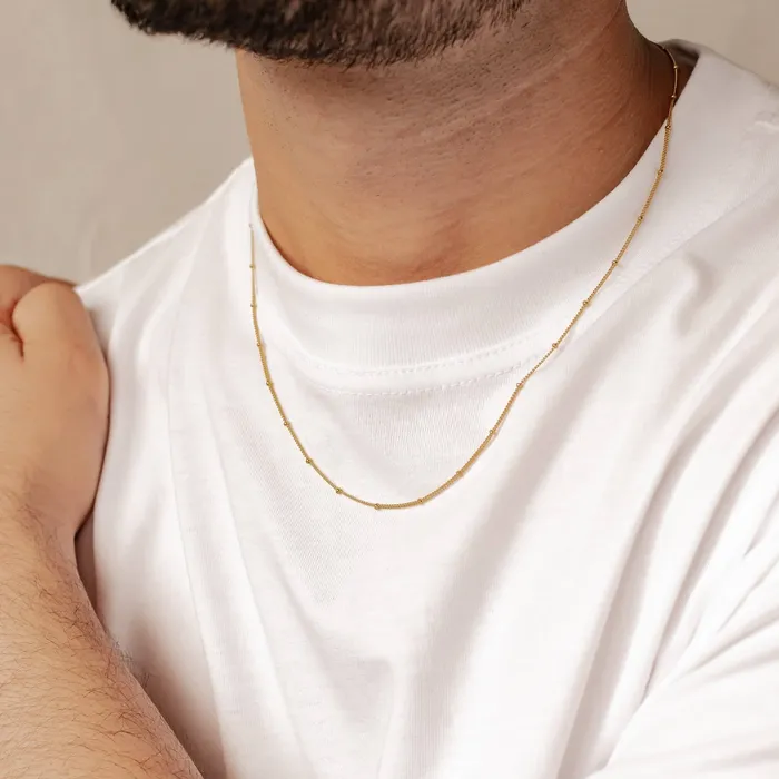 Fine Bobble Chain Necklace Sterling Silver Hey Happiness Necklaces Fine Bobble Chain Necklace Sterling Silver Hey Happiness Necklaces