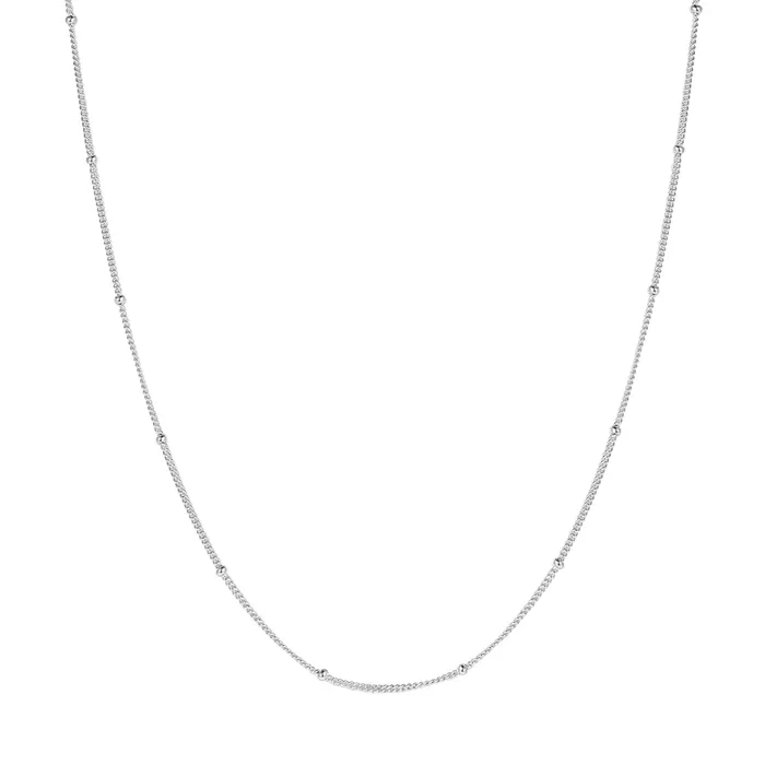 Fine Bobble Chain Necklace Sterling Silver Hey Happiness Necklaces Fine Bobble Chain Necklace Sterling Silver Hey Happiness Necklaces