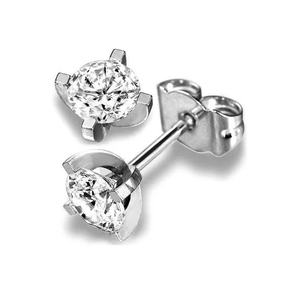 Four Prong Style Lady Studs Earring 25 Ct Round Cut Natural Earth Mined Diamonds Gold14K GB Earrings Four Prong Style Lady Studs Earring 25 Ct Round Cut Natural Earth Mined Diamonds Gold14K GB Earrings