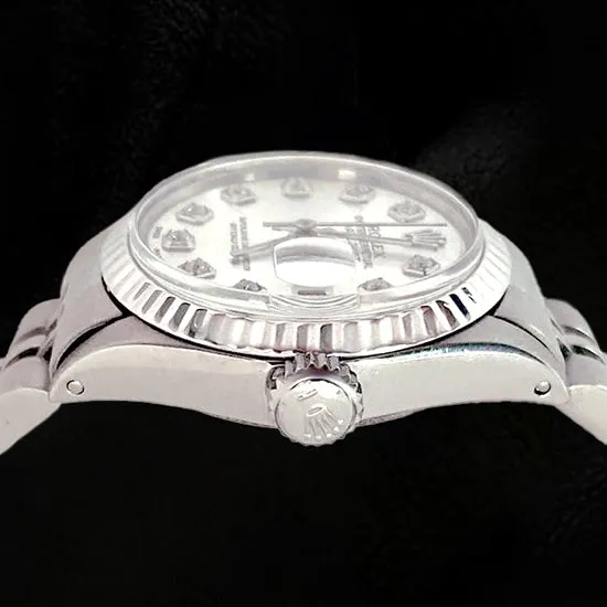 GB Bracelets Silver Diamond Dial Women Watch Ss Jubilee Bracelet Rolex Datejust GB Bracelets Silver Diamond Dial Women Watch Ss Jubilee Bracelet Rolex Datejust