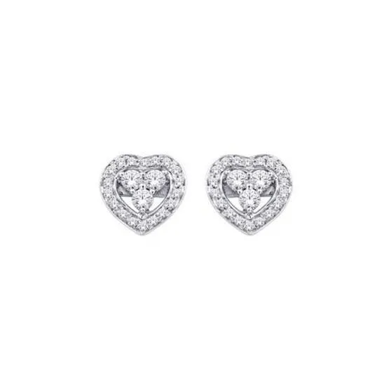 GB Earrings 130 Ct Round Brilliant Cut Natural Earth Mined Diamond Women Stud Halo Earring GB Earrings 130 Ct Round Brilliant Cut Natural Earth Mined Diamond Women Stud Halo Earring