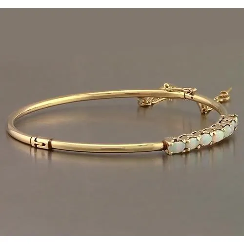GB PreStyled Sets Opal Bangle 525 Carats Yellow Gold Women Jewelry New GB PreStyled Sets Opal Bangle 525 Carats Yellow Gold Women Jewelry New