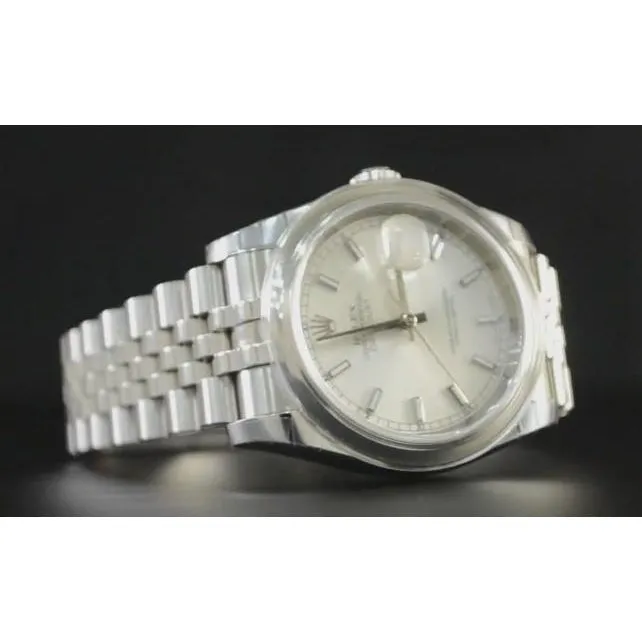 GB Rings Mens Gents Watch Rolex Date Just Concealed Clasp Silver Dial Jubilee Band Hidden GB Rings Mens Gents Watch Rolex Date Just Concealed Clasp Silver Dial Jubilee Band Hidden
