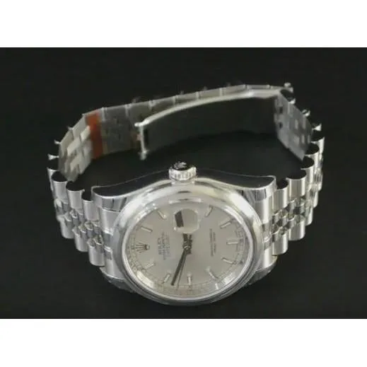 GB Rings Mens Gents Watch Rolex Date Just Concealed Clasp Silver Dial Jubilee Band Hidden GB Rings Mens Gents Watch Rolex Date Just Concealed Clasp Silver Dial Jubilee Band Hidden