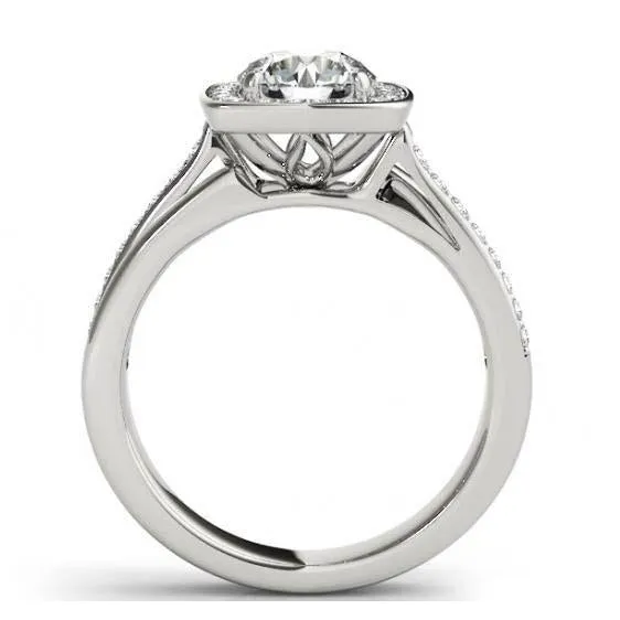 GB Rings Natural Earth Mined Diamond Engagement Ring 150 Carats Double Shank Halo White Gold 14K GB Rings Natural Earth Mined Diamond Engagement Ring 150 Carats Double Shank Halo White Gold 14K