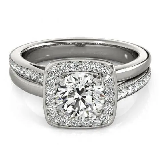 GB Rings Natural Earth Mined Diamond Engagement Ring 150 Carats Double Shank Halo White Gold 14K GB Rings Natural Earth Mined Diamond Engagement Ring 150 Carats Double Shank Halo White Gold 14K