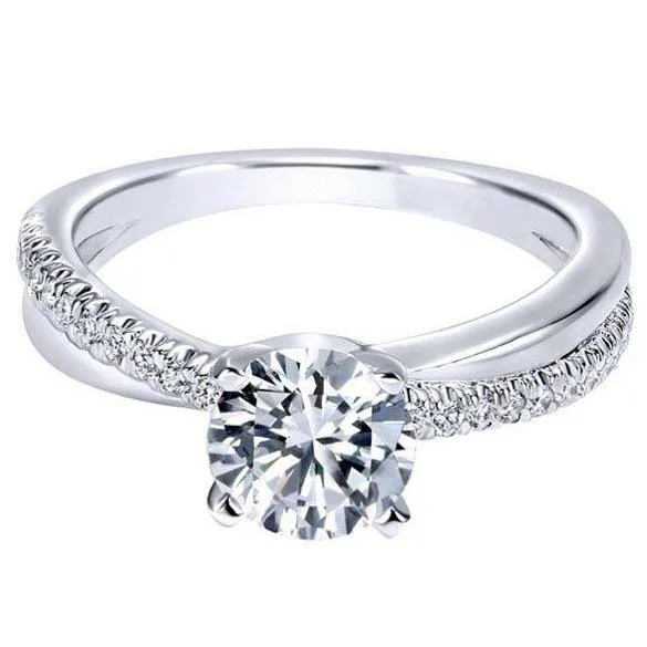 GB Rings Sparkling 330 Carats Genuine Natural Earth Mined Diamonds Anniversary Ring White Gold