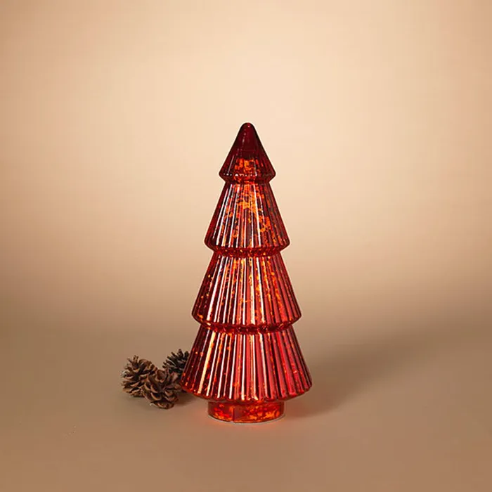 Gerson Company Necklaces Gerson Company BO Lighted Hand Blown Red Mercury Glass Tree Gerson Company Necklaces Gerson Company BO Lighted Hand Blown Red Mercury Glass Tree
