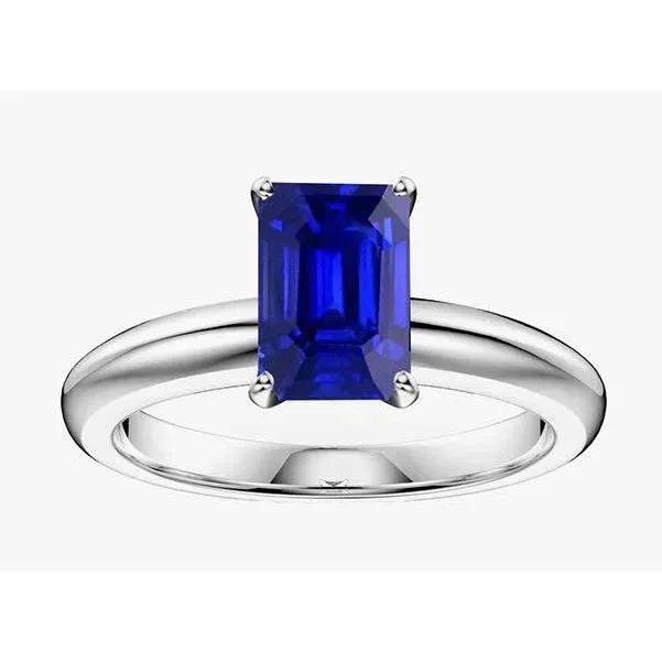 HarryChadEntcom 2 Carat Blue Sapphire Engagement Ring Rings