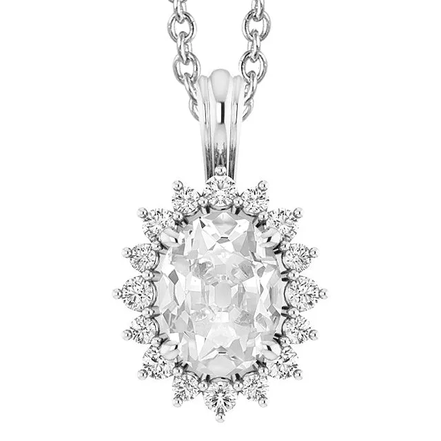 HarryChadEntcom 550 Carats Halo Oval Old Miner Women Real Natural Earth Mined Diamond Slide Pendant Star Style Necklaces HarryChadEntcom 550 Carats Halo Oval Old Miner Women Real Natural Earth Mined Diamond Slide Pendant Star Style Necklaces