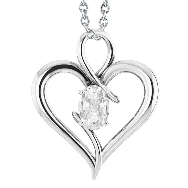 HarryChadEntcom Heart Shaped Solitaire Natural Earth Mined Diamond Pendant Oval Old Miner 2 Carats Necklaces HarryChadEntcom Heart Shaped Solitaire Natural Earth Mined Diamond Pendant Oval Old Miner 2 Carats Necklaces
