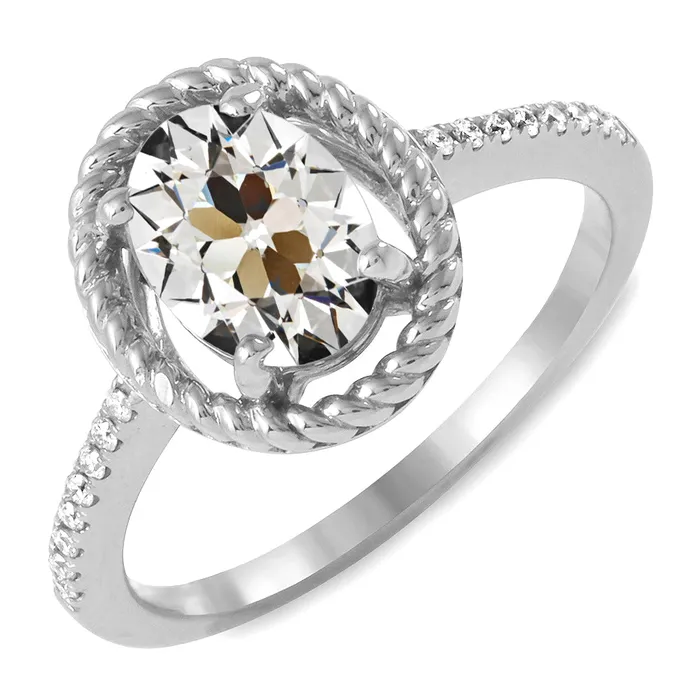 HarryChadEntcom Rings Round Oval Old Miner Real Natural Earth Mined Diamond Ring Prong Set Rope Style 7 Carats HarryChadEntcom Rings Round Oval Old Miner Real Natural Earth Mined Diamond Ring Prong Set Rope Style 7 Carats