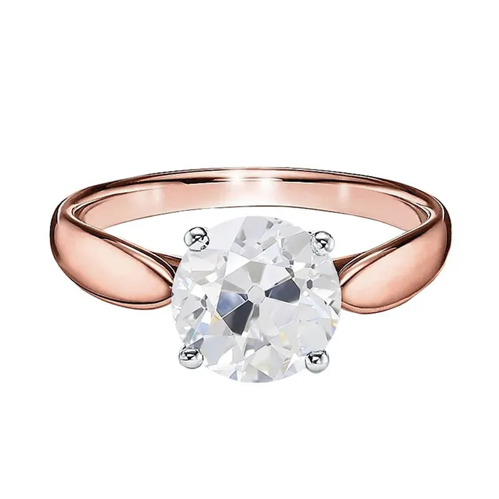 HarryChadEntcom Rings Round Solitaire Wedding Ring Old Miner Natural Earth Mined Diamond 150 Carats HarryChadEntcom Rings Round Solitaire Wedding Ring Old Miner Natural Earth Mined Diamond 150 Carats