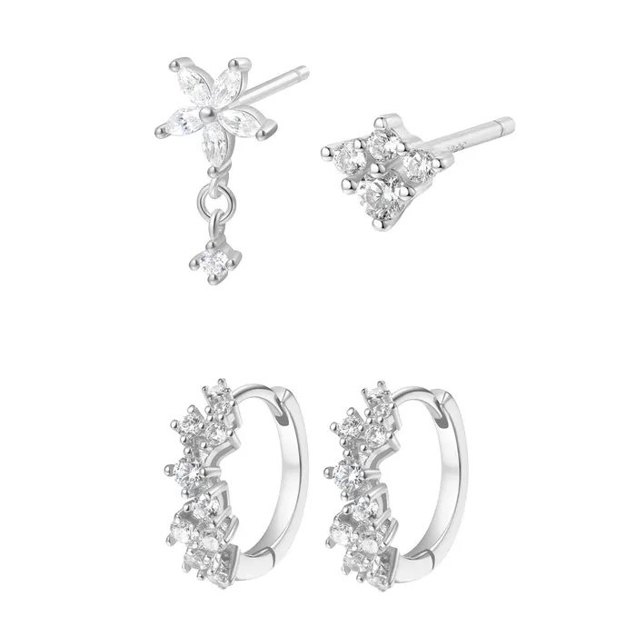 Hey Happiness Earrings Luminar Earrings Set Sterling Silver Hey Happiness Earrings Luminar Earrings Set Sterling Silver