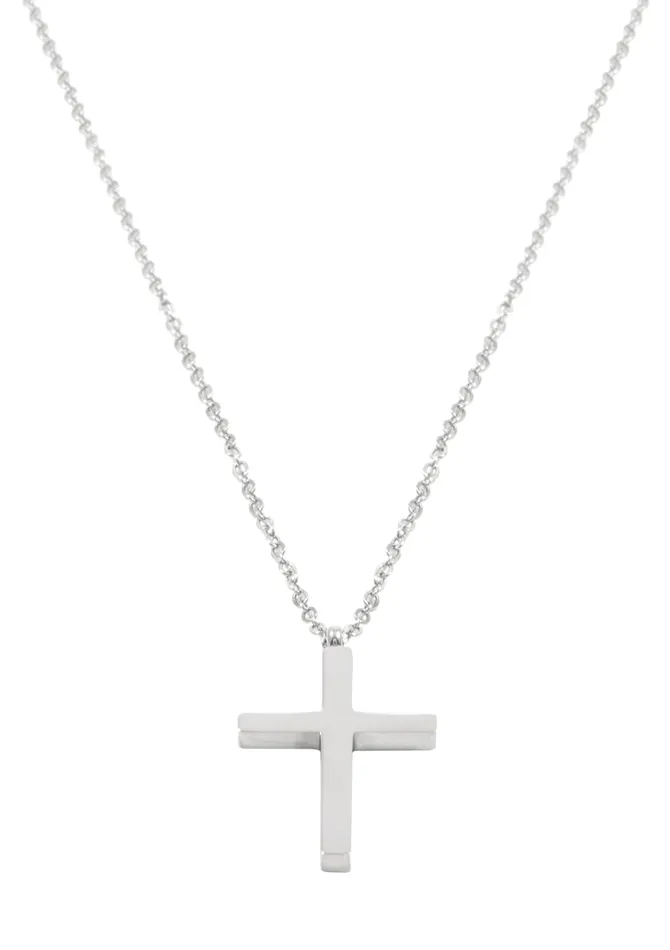 Hey Happiness Necklaces Cross Pendant Necklace Silver Hey Happiness Necklaces Cross Pendant Necklace Silver
