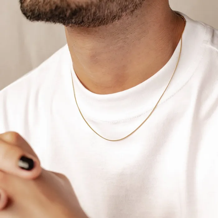 Hey Happiness Necklaces Fine Textured Chain Necklace Sterling Silver Hey Happiness Necklaces Fine Textured Chain Necklace Sterling Silver