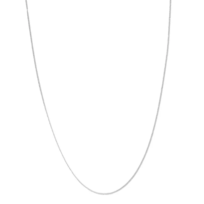 Hey Happiness Necklaces Fine Textured Chain Necklace Sterling Silver Hey Happiness Necklaces Fine Textured Chain Necklace Sterling Silver