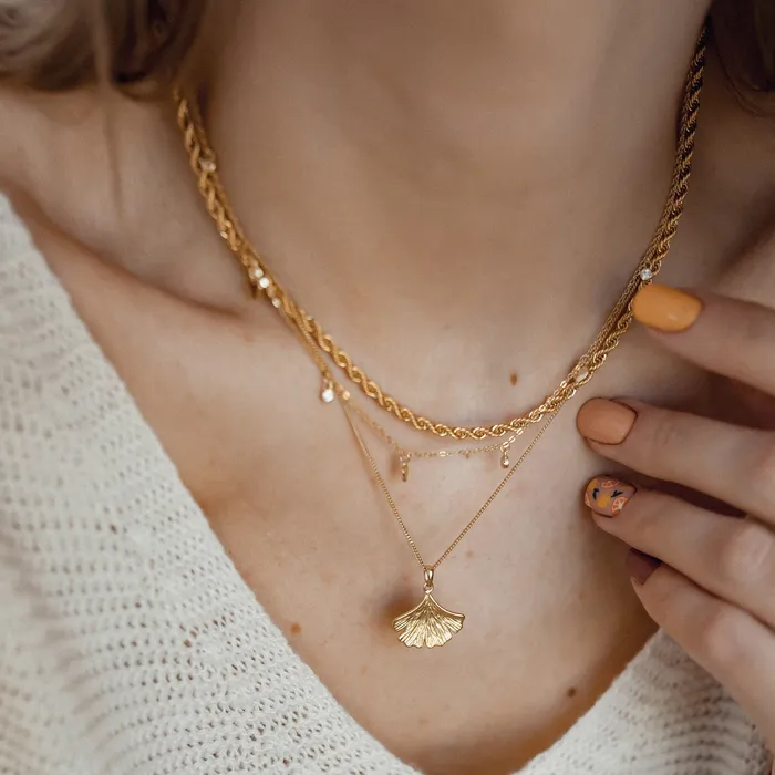 Hey Happiness Necklaces Fine Textured Chain Necklace Sterling Silver Hey Happiness Necklaces Fine Textured Chain Necklace Sterling Silver