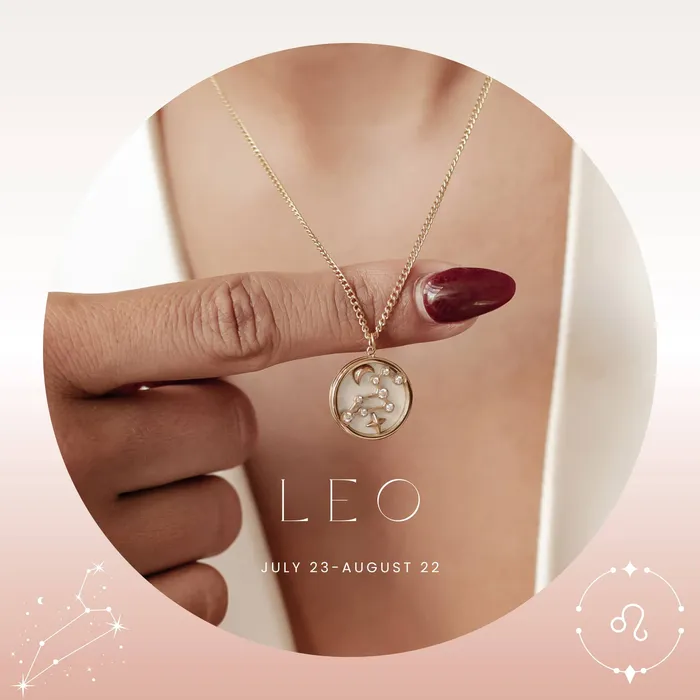 Hey Happiness Necklaces Leo Star Constellation Necklace